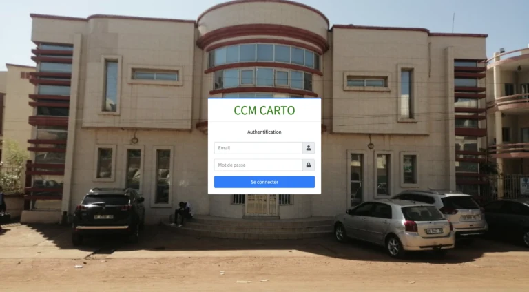 Application de Cartographie du CCM Mali